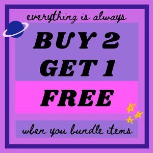 my whole closet is buy 2 get 1 free!